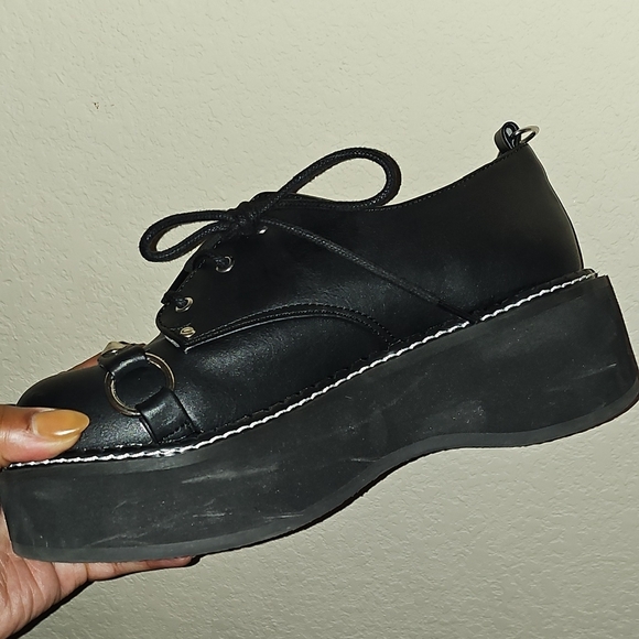 Black Platform Demonias - Picture 4 of 5